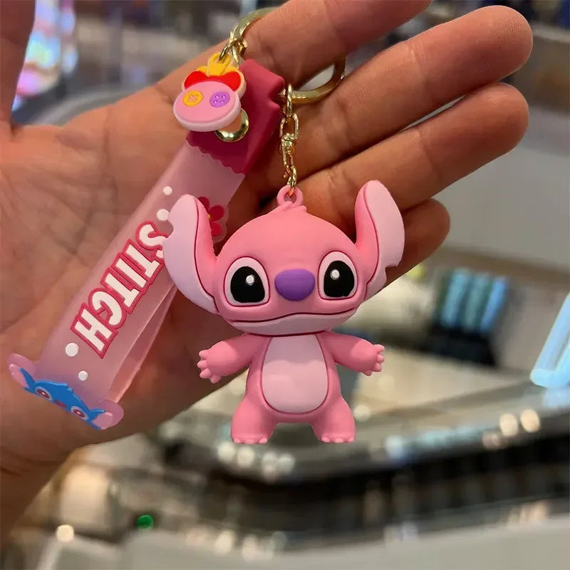 chaveiro mickey, stitch & xepa