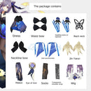 Cosplay Keqing jogo/Anime Genshin Impact