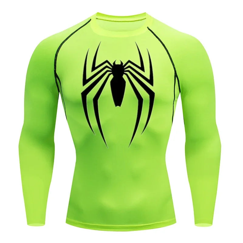 Camiseta Compressão masculina Homem Aranha de 2D