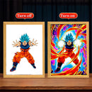 Quadro em led night Anime Dragon ball z