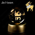 Pokeball Pikachu, Gengar, Mew, Mewtwo, Lamp Base, 3D Crystal Ball