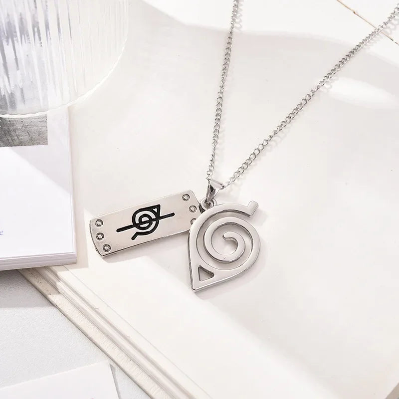 Colar Naruto, Kakashi, Kunai, Zumaki, Shuriken,