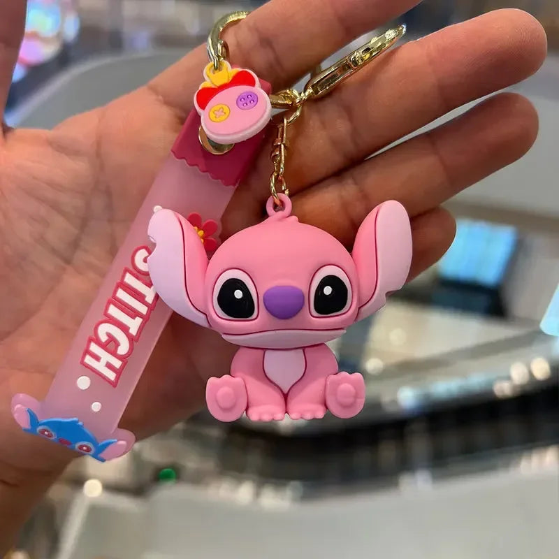 chaveiro mickey, stitch & xepa