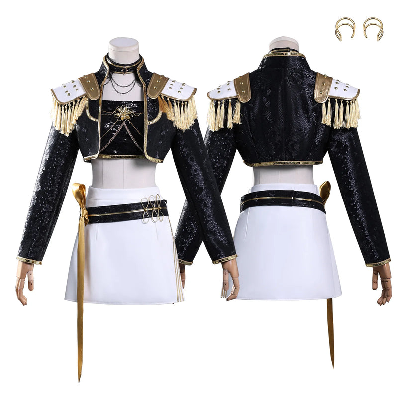 Cosplay rumi, mira & zoey Anime kpop huntrix Demon Hunters