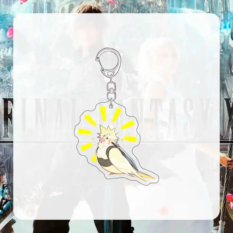 Suporte acrílico  lockhart/sephiroth Game Final Fantasy VII