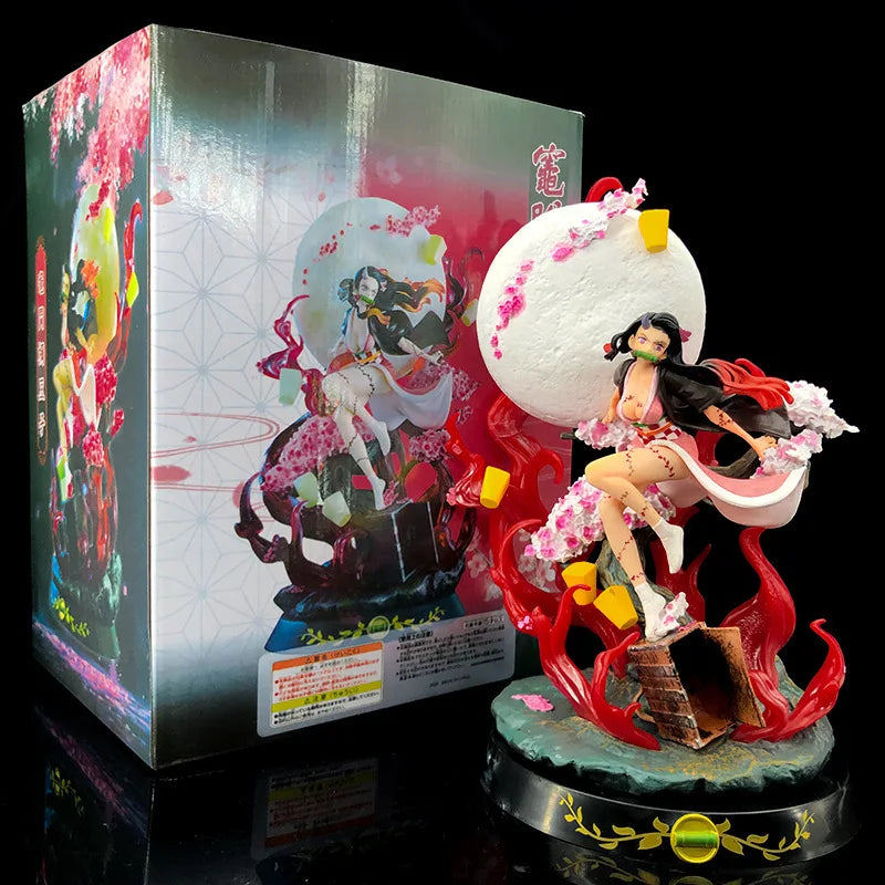 Action Figure Kamado Nezuko Demôn Slayer Kimetsu No Yaiba, 31cm