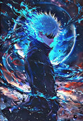 Japonês popular menino quadrinhos poster imprime fantasia escura escola batalha anime pintura em tela sala de estar menino decoração casa