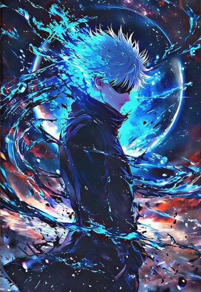 Japonês popular menino quadrinhos poster imprime fantasia escura escola batalha anime pintura em tela sala de estar menino decoração casa