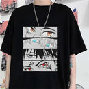 Camiseta olhares Anime jujutsu kaisen