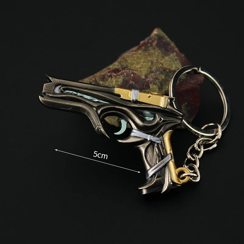 Valorant corpo a corpo reaver 2.0 karambit chaveiro para homem jogo periférico m4 samurai punhal modelo metal chaveiro pingente jóias presente