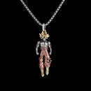 Colar Goku em Metal Anime Dragon Ball