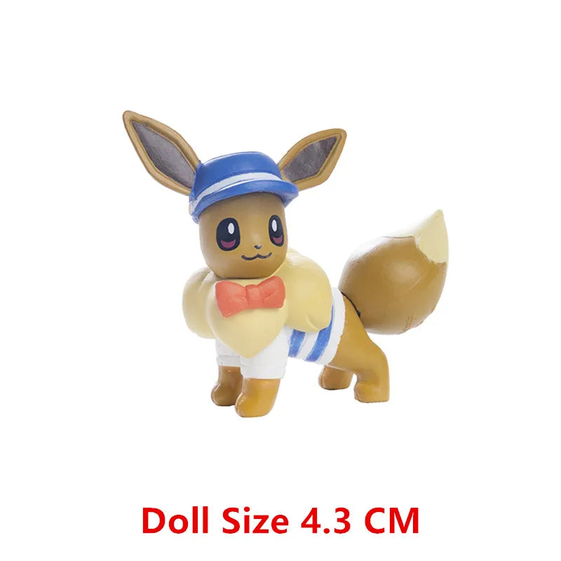 Action Figure Pikachu, Mewtwo, Charmander, Blastoise, Gurado Anime Pokemon, 4-13cm