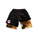 Shorts de compressão Anime Demon slayer