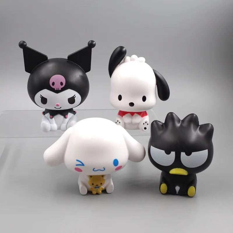 Action figure Cute DIY Cake Topper Anime Cinnamoroll Kuromi 8cm