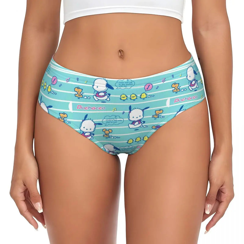 Calcinha Pochacco Estilo Kawaii