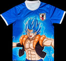 Camiseta esportes de futebol Anime Dragon ball