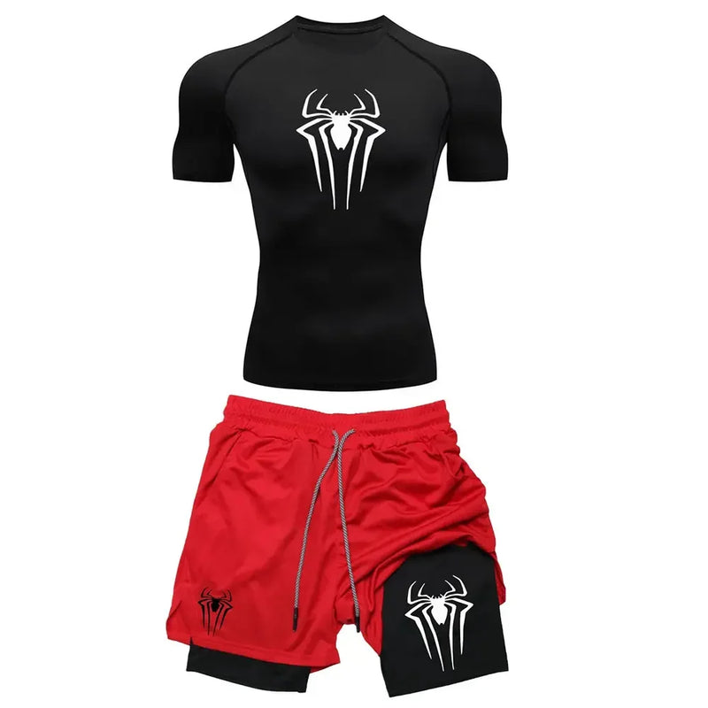 Camiseta compressão Homem Aranha
