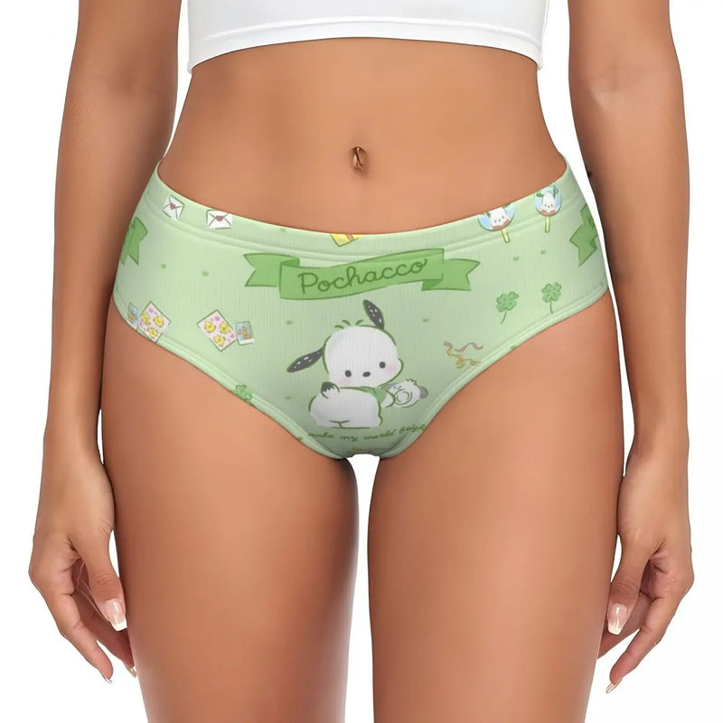 Calcinha Pochacco Estilo Kawaii