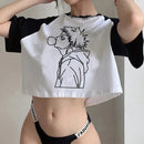 Camiseta gojo satoru, yuji itadori Anime jujutsu kaisen
