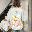 Camiseeta Casual Anime Sailor moon