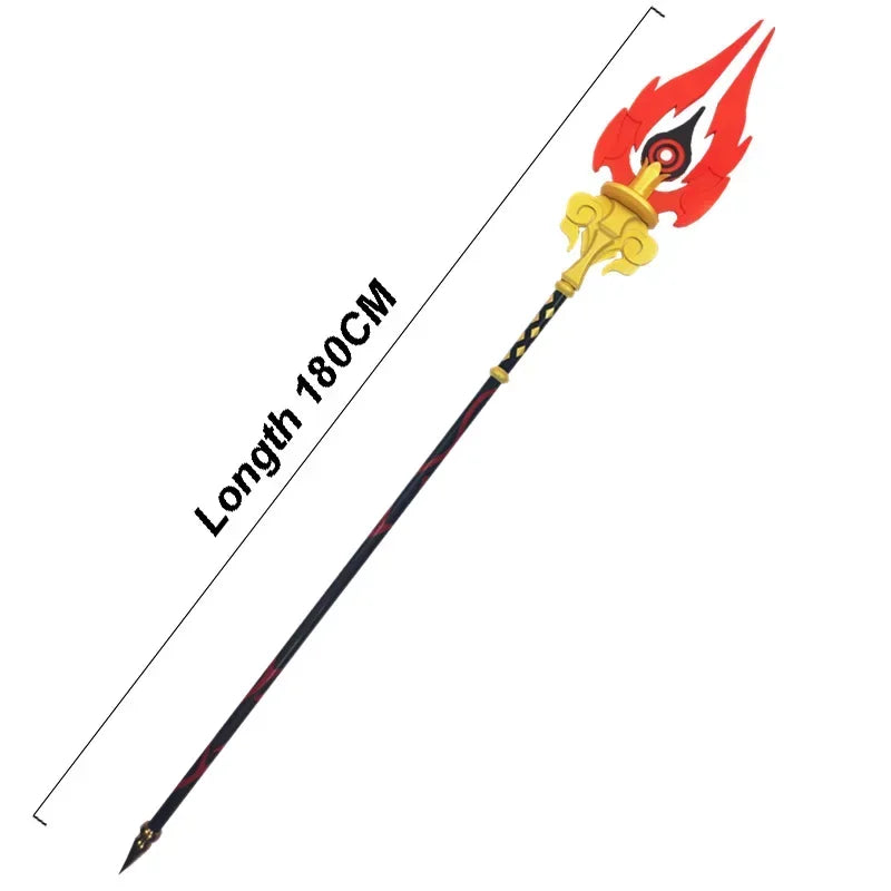 Lança, Bastão De Madeira Anime Genshin Impact
