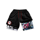 Shorts de compressão Anime Demon slayer