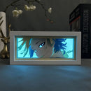 Light Box Led Papel 3D yoichi isagi Anime Blue Lock