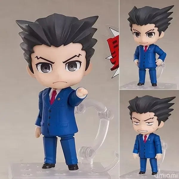 Action figure phoenix wright edgeworth Anime Ace Attorney