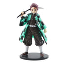Action Figure kamado tanjirou & agatsuma zenitsu nezuko Anime academia demon slayer kimetsu no yaiba -16cm