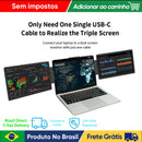 Laptop Dual Monitor Extensor de Tela, IPS LCD, 12 ", 1920x1080, HD, Tela para Macbook, Huawei