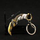 chaveiro karambit faca llavero metal Game Valorant