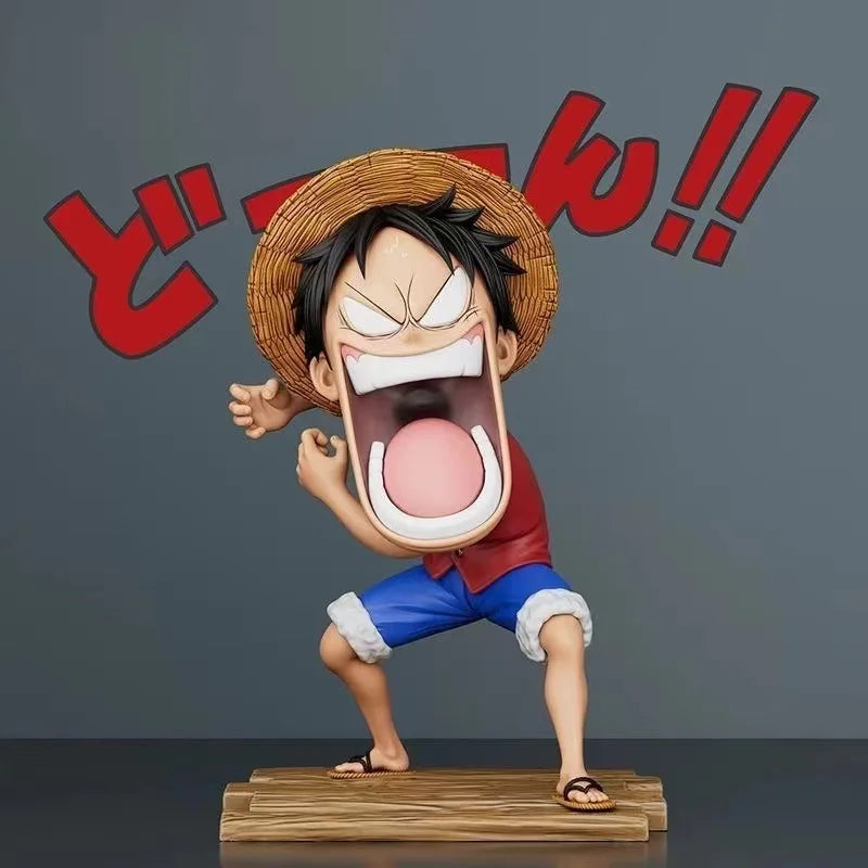 Action figure Capitães, Sanji, Monkey D,Zoro Anime One piece 15 centímetros