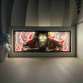 Luminária de luz em papel diversos anime