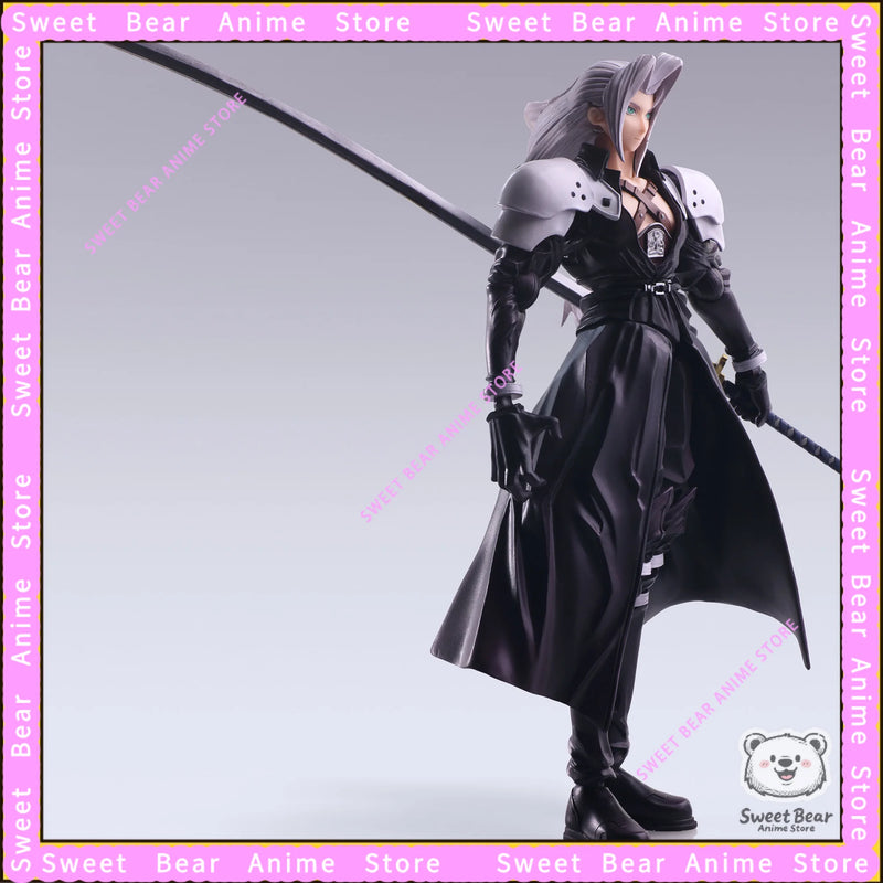 Em estoque quadrado enix final fantasia vii BRING ARTS Sephiroth figura de ação anime modelo brinquedos da moda boneca de mesa colecionáveis