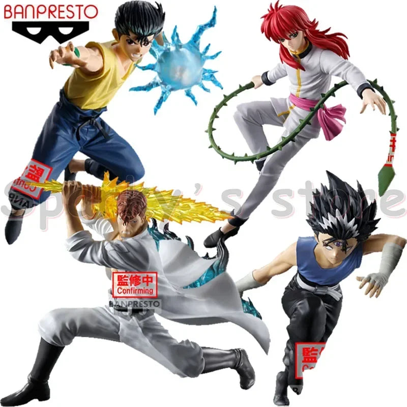 Action Figure original Bandai urameshi yusuke hiei kurama kuwabara kazuma Anime yuyu hakusho