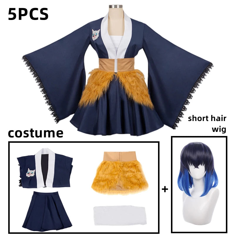 Cosplay hashibira inosuke Anime Demon slayer