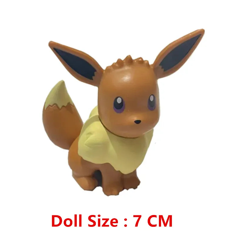 Action Figure Pikachu, Mewtwo, Charmander, Blastoise, Gurado Anime Pokemon, 4-13cm