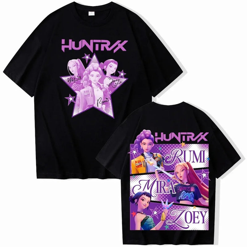 Camiseta Anime kpop huntrix Demon Hunters