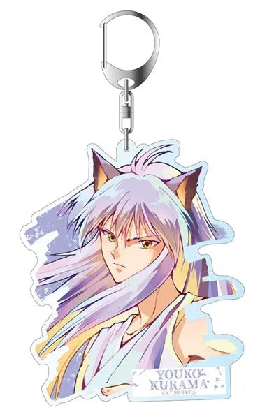 Chaveiro Acrílico Hiei, Kurama, Yuusuke, Urameshi, Anime Yu Yu Hakusho,  6cm