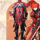 Cosplay Diluc Game Genshin Impact