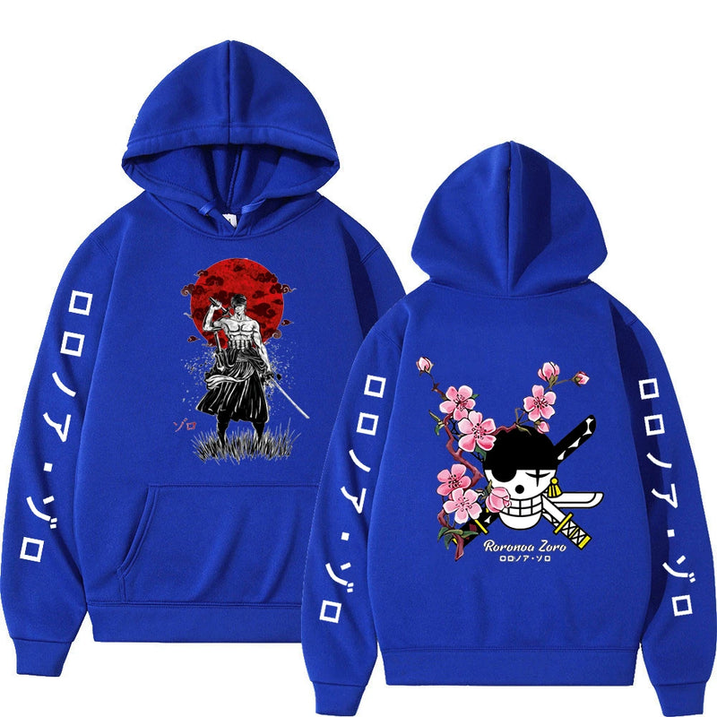 Moletom Anime One piece, Luffy, Roronoa, Zoro, Sanji, Estilo Harajuku, 1 peça