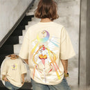 Camiseeta Casual Anime Sailor moon