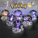 Pokeball Pikachu, Gengar, Mew, Mewtwo, Lamp Base, 3D Crystal Ball