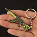 Valorant corpo a corpo reaver 2.0 karambit chaveiro para homem jogo periférico m4 samurai punhal modelo metal chaveiro pingente jóias presente