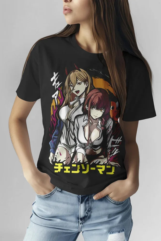 Camiseta  Denji Sweater Hoodie Anime Chainsaw Man