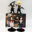 Anime nuvem conflito tifa lockhart aerith gainsborough zack · figura de cabelo modelo brinquedo pvc ornamento de mesa acessórios presente 11-12.5cm