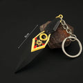 Valorant corpo a corpo reaver 2.0 karambit chaveiro para homem jogo periférico m4 samurai punhal modelo metal chaveiro pingente jóias presente