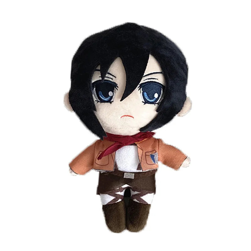 Pelucia Levi Ackerman, Mikasa, Eren Jaeger, Chibi, Anime attack on Titan