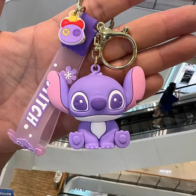 chaveiro mickey, stitch & xepa