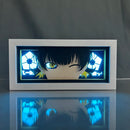 Light Box Led Papel 3D yoichi isagi Anime Blue Lock